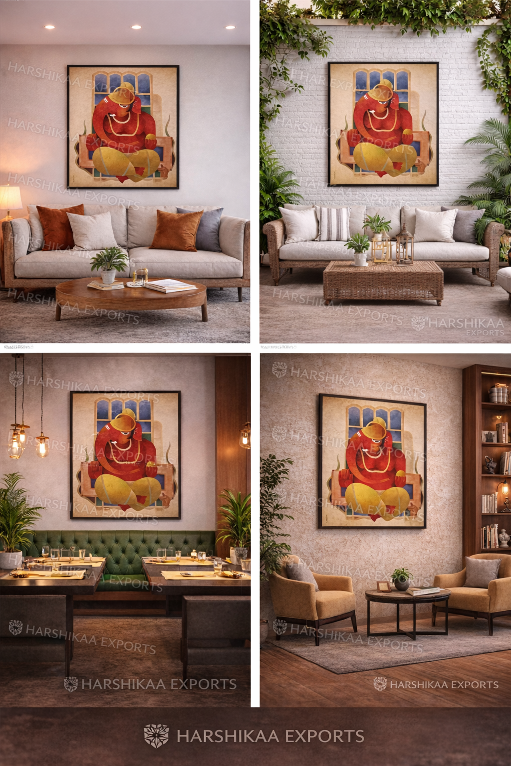 Canvas Painting - Ganesh